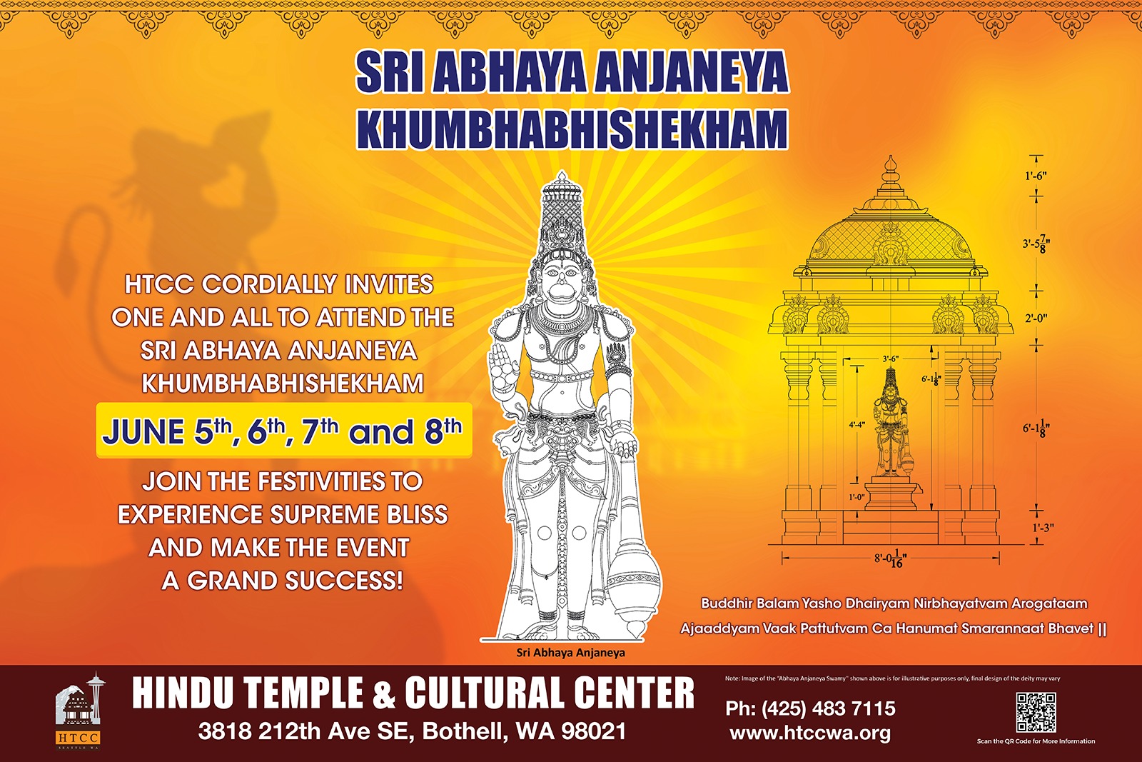 Hanuman Kumbhabhishekam Banner